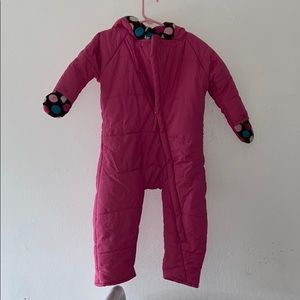 Toddler girls snow suit